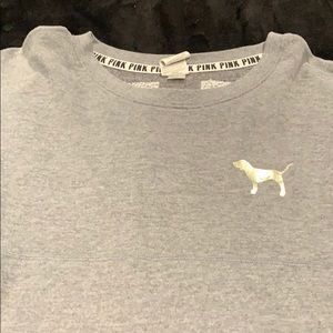 Pink size large crew neck